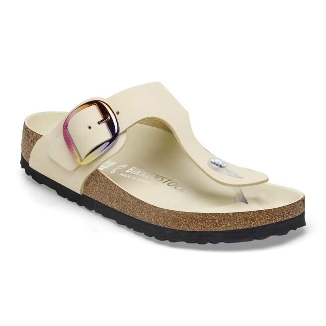 Gizeh Big Buckle Natural Leather Nubuck Gizeh Big Buckle Natural Leather Nubuck