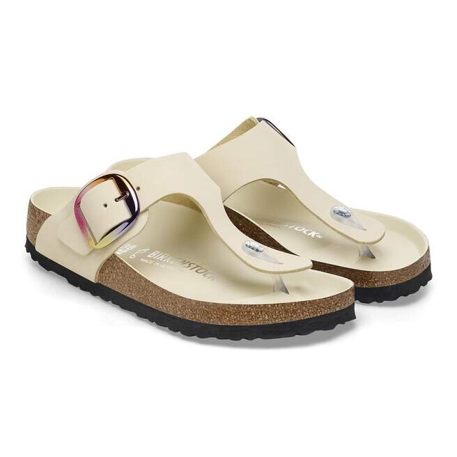 Gizeh Big Buckle Natural Leather Nubuck Gizeh Big Buckle Natural Leather Nubuck