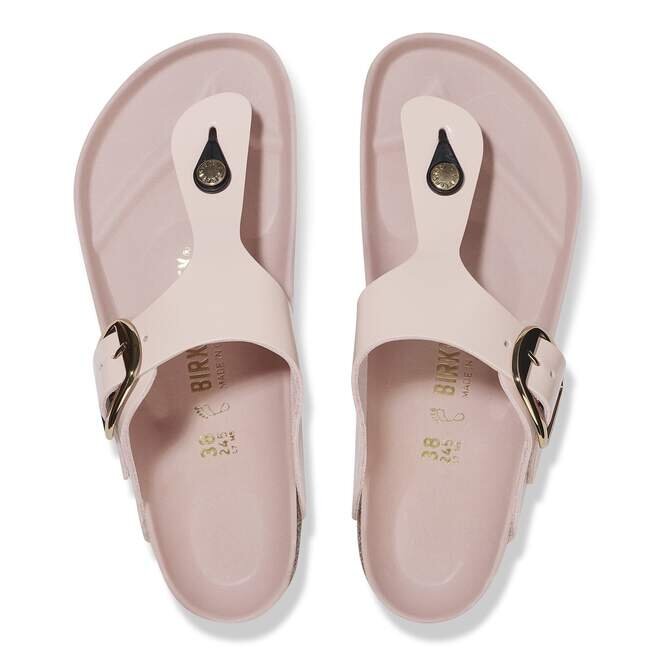Gizeh Big Buckle Natural Leather Patent Gizeh Big Buckle Natural Leather Patent