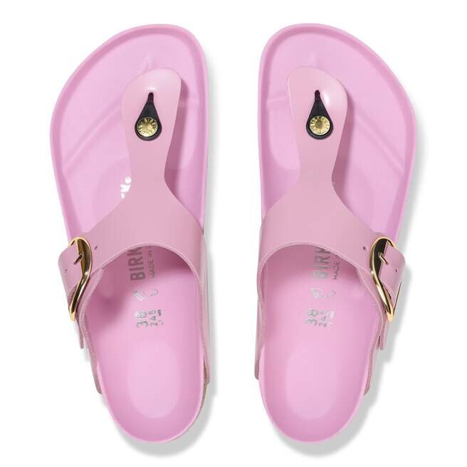 Gizeh Big Buckle Natural Leather Patent Gizeh Big Buckle Natural Leather Patent