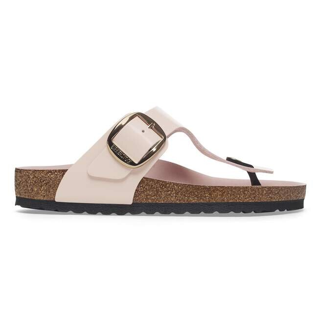 Gizeh Big Buckle Natural Leather Patent Gizeh Big Buckle Natural Leather Patent