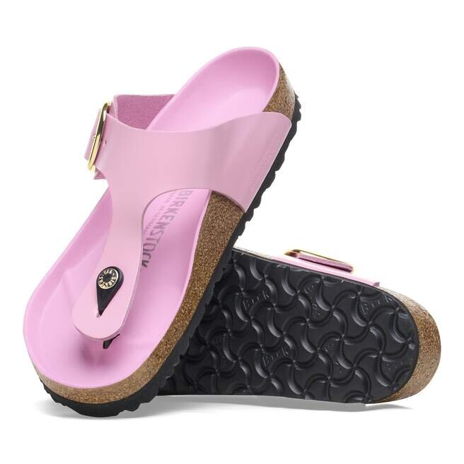 Gizeh Big Buckle Natural Leather Patent Gizeh Big Buckle Natural Leather Patent