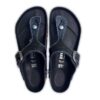 Gizeh Big Buckle Natural Leather Patent Black Gizeh Big Buckle Natural Leather Patent Black