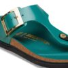 Gizeh Droplet Buckle Natural Leather Patent Gizeh Droplet Buckle Natural Leather Patent
