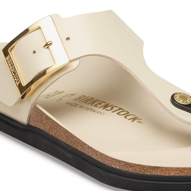 Gizeh Droplet Buckle Natural Leather Patent Gizeh Droplet Buckle Natural Leather Patent
