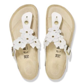 Gizeh Flower Embellishment Natural Leather Gizeh Flower Embellishment Natural Leather