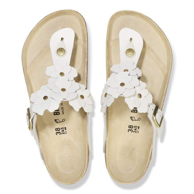 Gizeh Flower Embellishment Natural Leather Gizeh Flower Embellishment Natural Leather