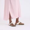 Gizeh Flower Embellishment Natural Leather Gizeh Flower Embellishment Natural Leather