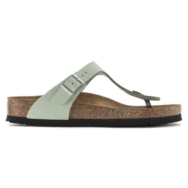 Gizeh Soft Footbed Nubuck Leather Matcha Gizeh Soft Footbed Nubuck Leather Matcha