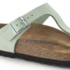 Gizeh Soft Footbed Nubuck Leather Matcha Gizeh Soft Footbed Nubuck Leather Matcha