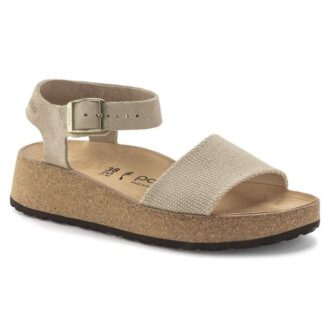 Glenda Suede Leather-Textile Sandcastle Glenda Suede Leather-Textile Sandcastle