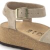 Glenda Suede Leather-Textile Sandcastle Glenda Suede Leather-Textile Sandcastle