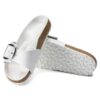 Madrid Big Buckle Natural Leather