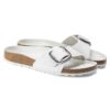 Madrid Big Buckle Natural Leather