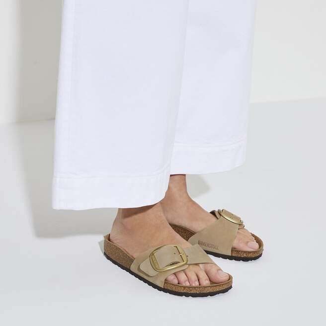 Madrid Big Buckle Natural Leather Nubuck Madrid Big Buckle Natural Leather Nubuck