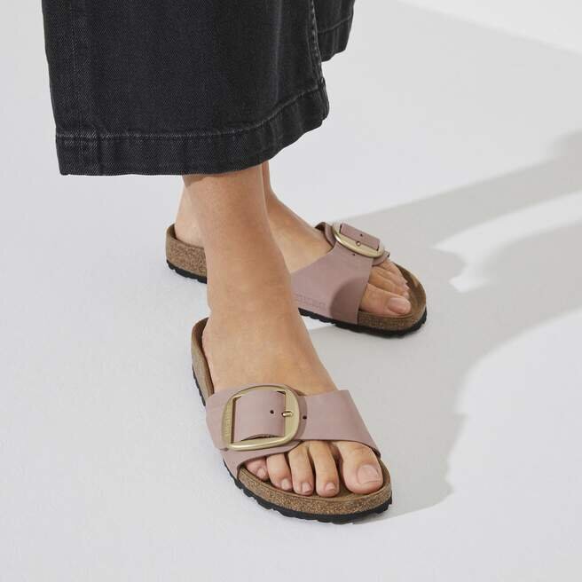 Madrid Big Buckle Natural Leather Nubuck Madrid Big Buckle Natural Leather Nubuck