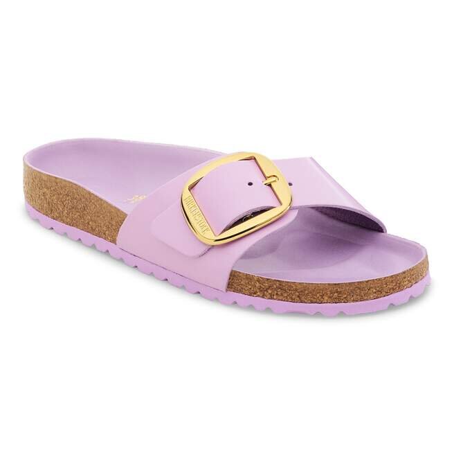 Madrid Big Buckle Natural Leather Patent Madrid Big Buckle Natural Leather Patent