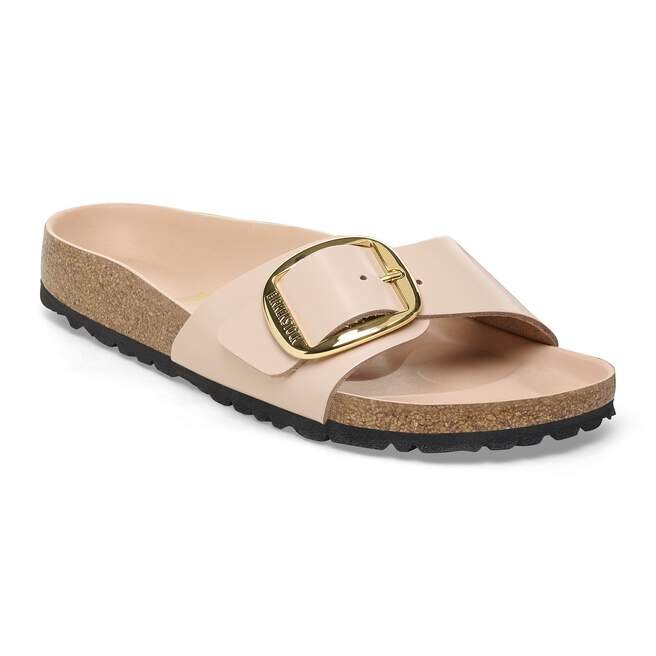 Madrid Big Buckle Natural Leather Patent Madrid Big Buckle Natural Leather Patent