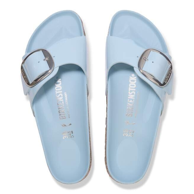 Madrid Big Buckle Natural Leather Patent Madrid Big Buckle Natural Leather Patent