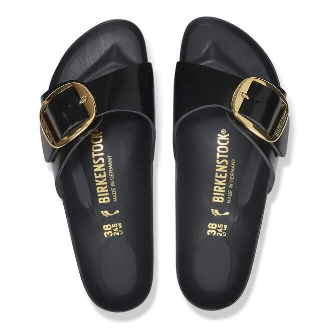 Madrid Big Buckle Natural Leather Patent Madrid Big Buckle Natural Leather Patent
