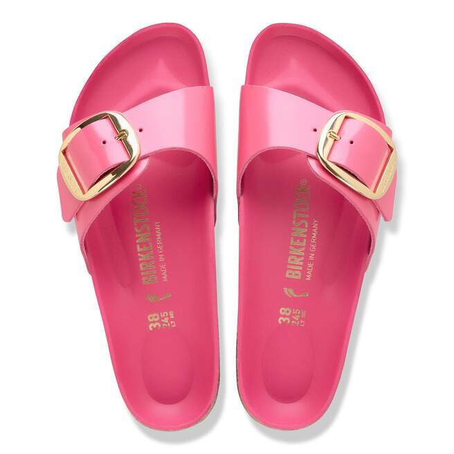 Madrid Big Buckle Natural Leather Patent Madrid Big Buckle Natural Leather Patent
