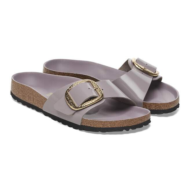 Madrid Big Buckle Natural Leather Patent Madrid Big Buckle Natural Leather Patent