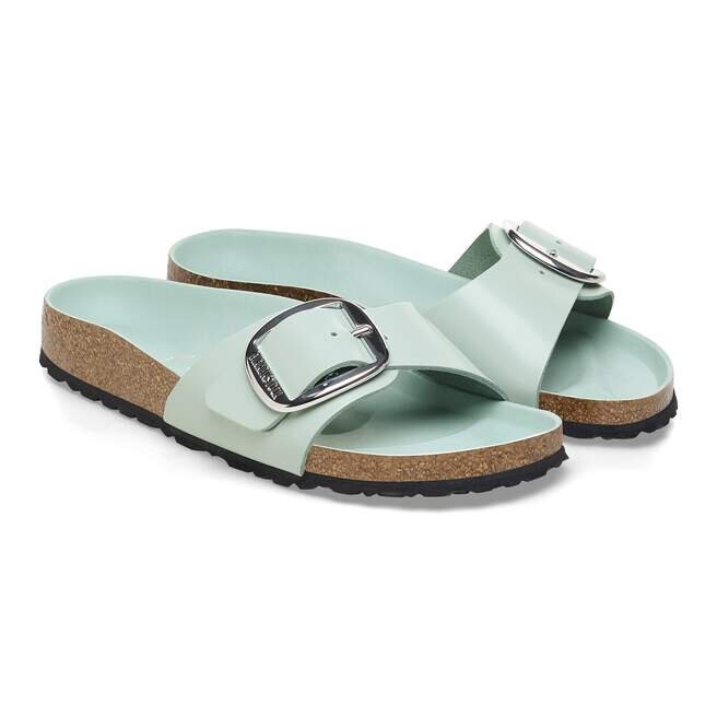 Madrid Big Buckle Natural Leather Patent Madrid Big Buckle Natural Leather Patent