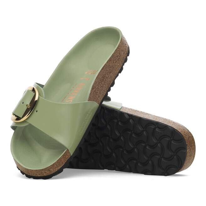 Madrid Big Buckle Natural Leather Patent Madrid Big Buckle Natural Leather Patent