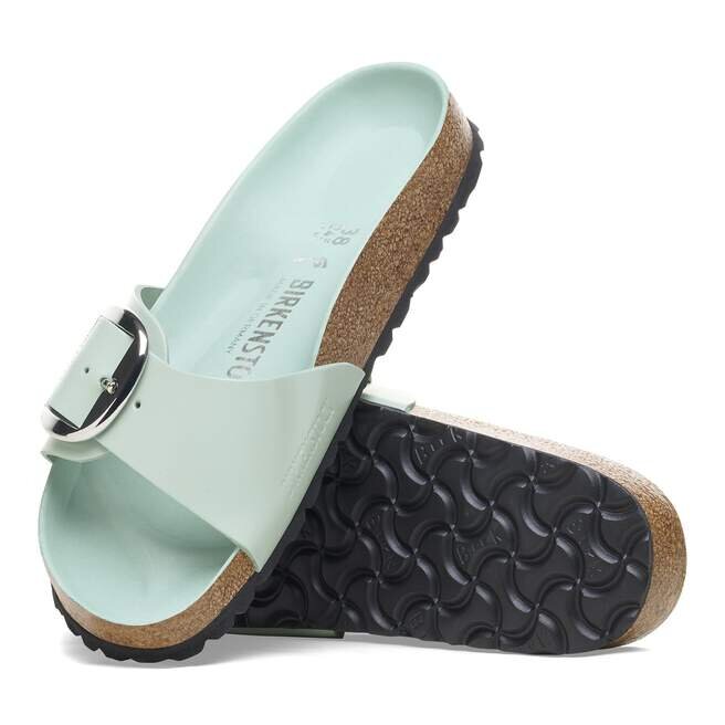 Madrid Big Buckle Natural Leather Patent Madrid Big Buckle Natural Leather Patent