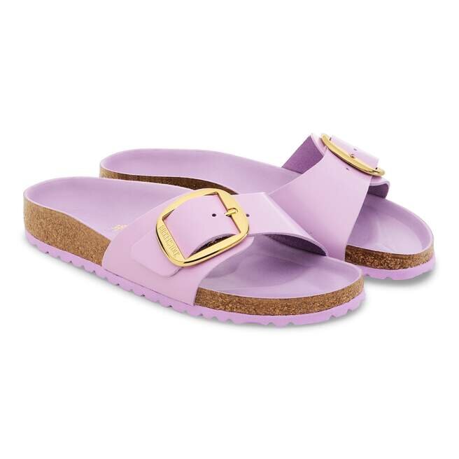 Madrid Big Buckle Natural Leather Patent Madrid Big Buckle Natural Leather Patent