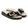 Madrid Big Buckle Pearl Natural Leather Patent Madrid Big Buckle Pearl Natural Leather Patent