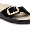Madrid Big Buckle Pearl Natural Leather Patent Madrid Big Buckle Pearl Natural Leather Patent