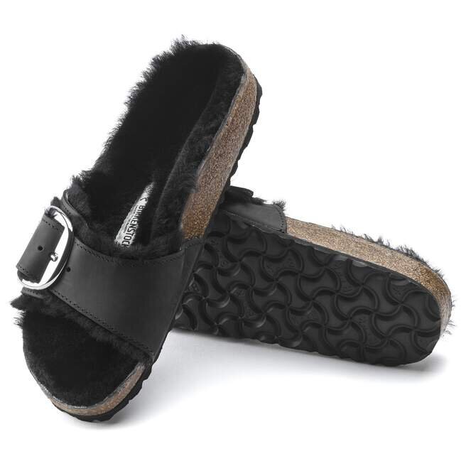 Madrid Big Buckle Shearling Natural Leather Oiled Madrid Big Buckle Shearling Natural Leather Oiled