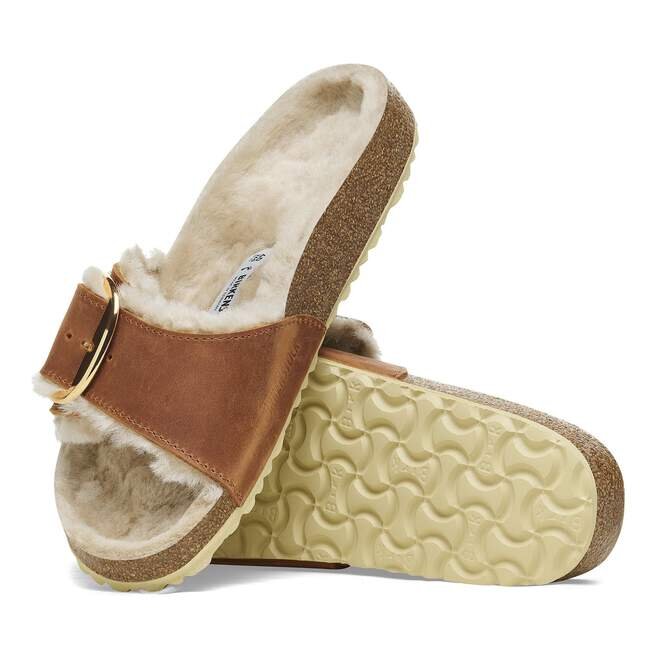 Madrid Big Buckle Shearling Natural Leather Oiled Madrid Big Buckle Shearling Natural Leather Oiled