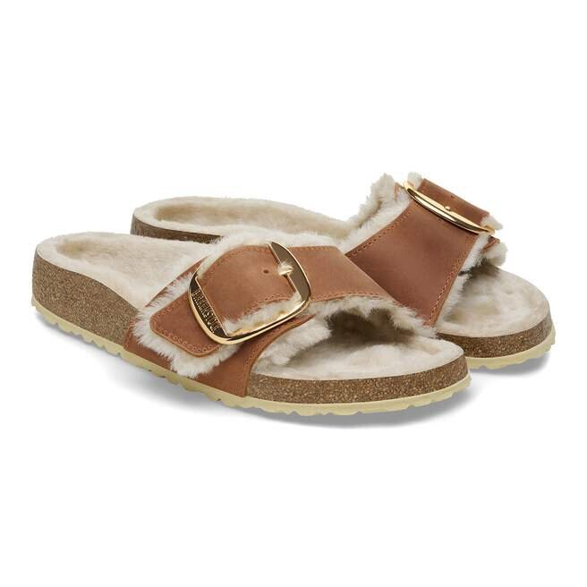 Madrid Big Buckle Shearling Natural Leather Oiled Madrid Big Buckle Shearling Natural Leather Oiled