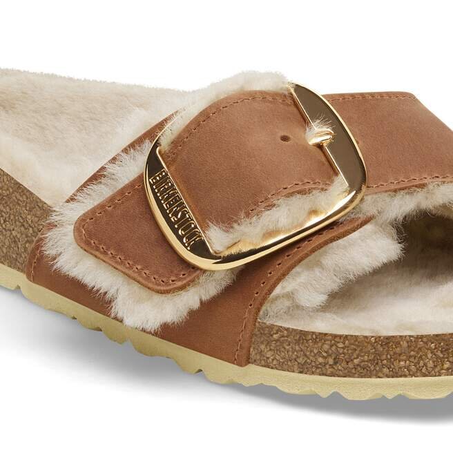 Madrid Big Buckle Shearling Natural Leather Oiled Madrid Big Buckle Shearling Natural Leather Oiled