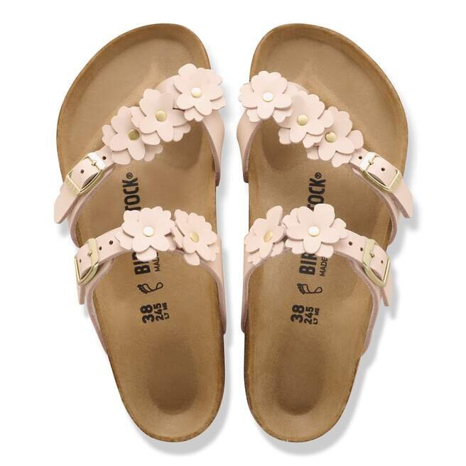 Mayari Flower Embellishment Natural Leather Mayari Flower Embellishment Natural Leather