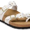 Mayari Flower Embellishment Natural Leather Mayari Flower Embellishment Natural Leather
