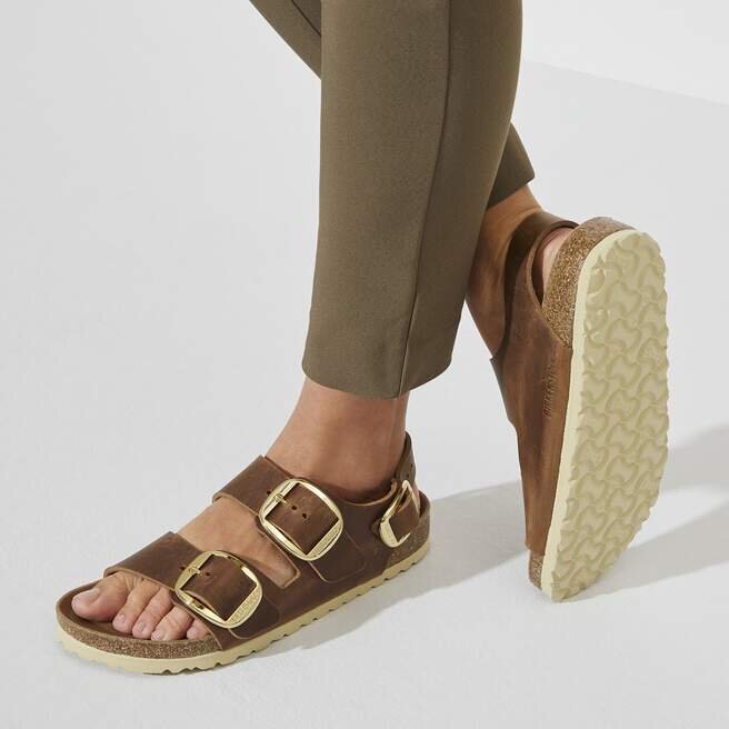 Milano Big Buckle Natural Leather Oiled Milano Big Buckle Natural Leather Oiled