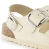 Milano Big Buckle Natural Leather Patent Milano Big Buckle Natural Leather Patent