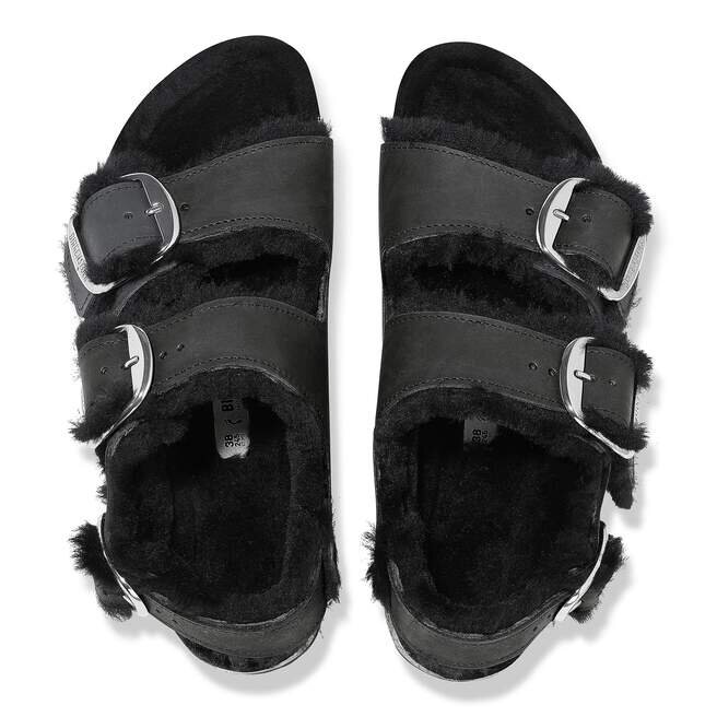 Milano Big Buckle Shearling Natural Leather Oiled Milano Big Buckle Shearling Natural Leather Oiled