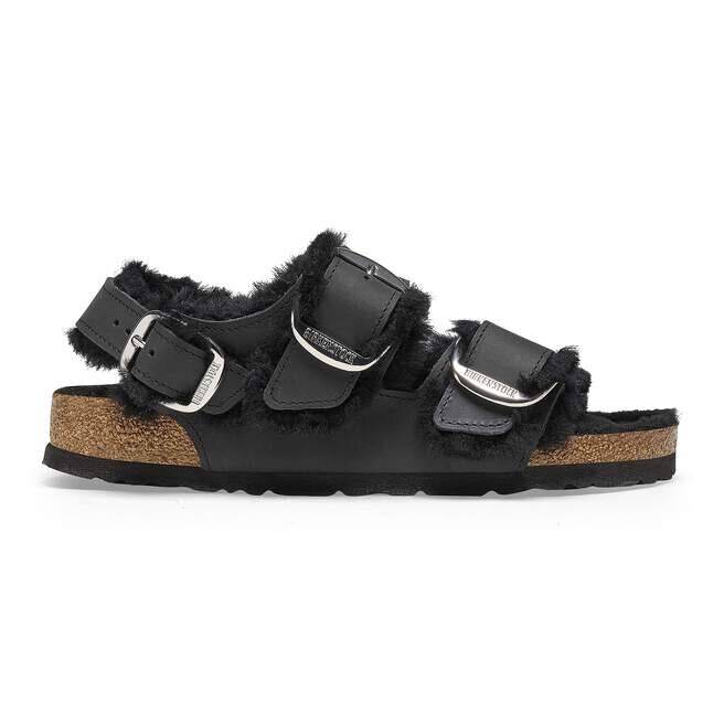 Milano Big Buckle Shearling Natural Leather Oiled Milano Big Buckle Shearling Natural Leather Oiled