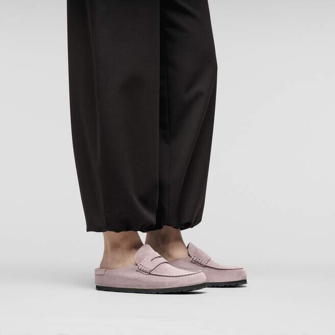 Naples Wrapped Suede Leather Faded Purple Naples Wrapped Suede Leather Faded Purple