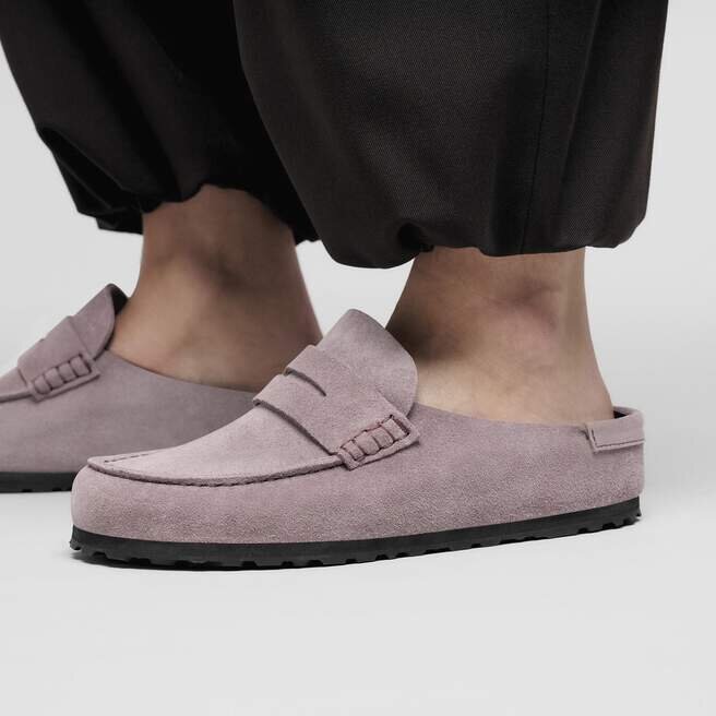 Naples Wrapped Suede Leather Faded Purple Naples Wrapped Suede Leather Faded Purple
