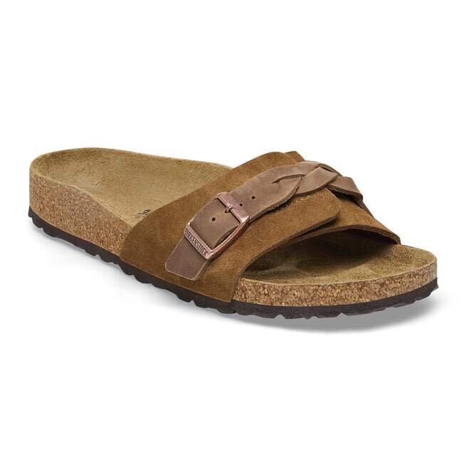 Oita Braided Suede Leather Mink Oita Braided Suede Leather Mink