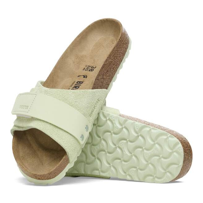 Oita Suede Leather Faded Lime Oita Suede Leather Faded Lime