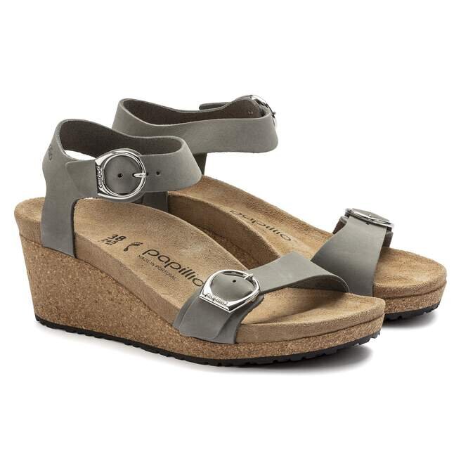 Soley Nubuck Leather Dove Gray Soley Nubuck Leather Dove Gray