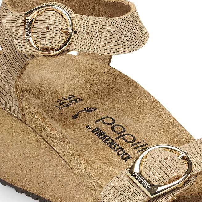 Soley Ring-Buckle Nubuck Leather Embossed Soley Ring-Buckle Nubuck Leather Embossed