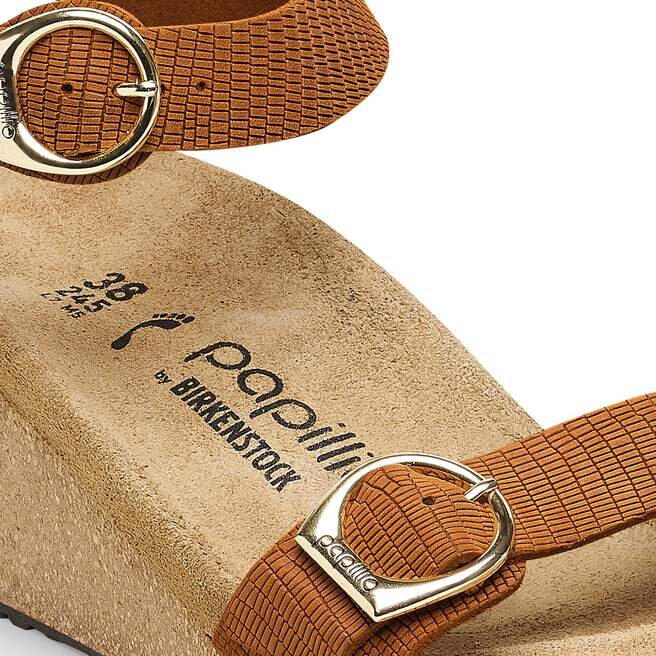 Soley Ring-Buckle Nubuck Leather Embossed Soley Ring-Buckle Nubuck Leather Embossed