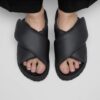 Theda Cross Strap Natural Leather Theda Cross Strap Natural Leather
